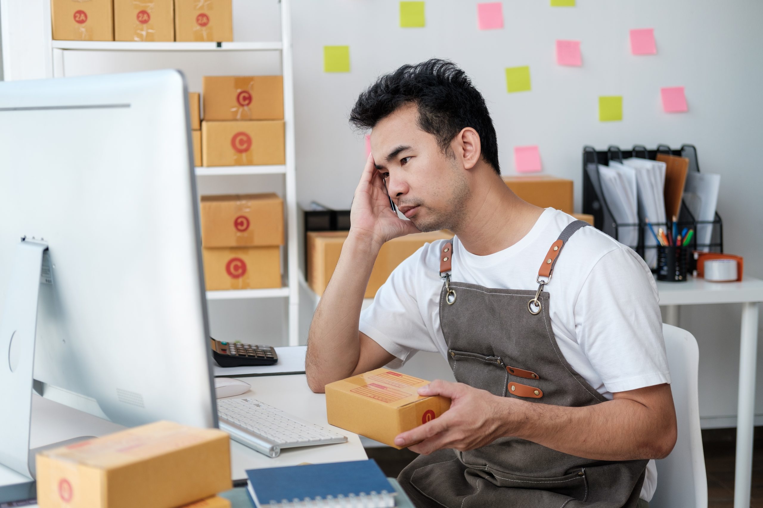 frustrated business owner